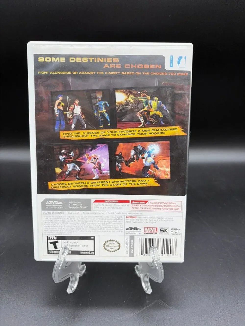X-Men: Destiny (Nintendo Wii, 2011) CIB Complete Tested Working